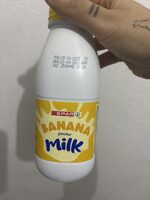 Banana flavour milk