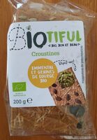 Croustines emmental et graines de courge bio