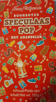 Roomboter Speculaas Pop met amandelen