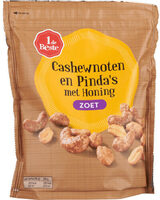 Cashewnoten en Pinda's  met Honig