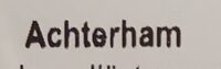 Achterham