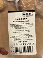 Saksische smeerleverworst