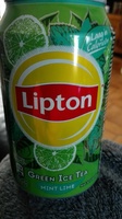 Green ice tea mint lime