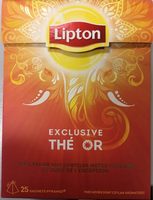 Lipton Thé Noir Or Ceylan 25 Sachets