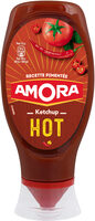 Amora Ketchup Hot Epice Piment Flacon Souple 450g