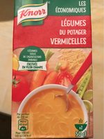 Soupe légumes du potager vermicelles