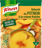 Velouté Potiron Crème Fraîche