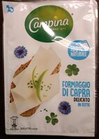 Formaggio di capra delicato in fette