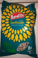 Roasted sunflower shelled seeds
