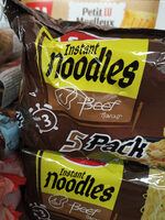 Instant noodles beef flavour