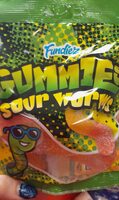 Gummies sour worms