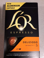 Café delizioso intensidad compatibles con máquinas nespresso