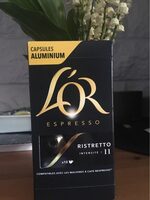 Espresso Ristretto intensité 11