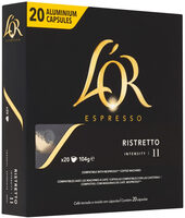 Café l'Or Ristretto intensity 11