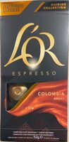 Colombia aluminium capsules