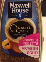 Qualité filtre décaféiné