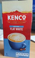 Flat white coffee sachets