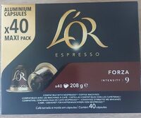 L'OR Espresso forza capsules maxi pack
