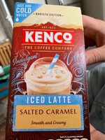 Iced latte salted caramel