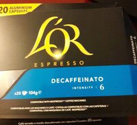 Café décaféiné - capsules