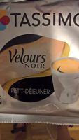Café Dosette Velours Noir Petit Déjeuner