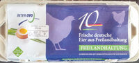 Frische deutsche Eier aus Freilandhaltung