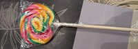 Sucette spirale Arc en ciel
