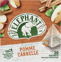 Elephant Tisane Pomme Cannelle 20 Sachets Pyramid®