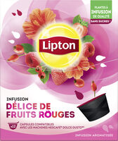 Lipton Infusion Délice de Fruits Rouges 12 Capsules