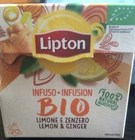 Infusion bio citron gingembre