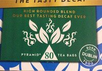 The tasty decaf tea
