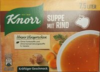 Suppe mit Rind