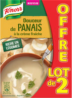 Knorr Riche en Légumes Soupe Liquide Douceur de Panais Brique Lot 2X1L
