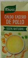 Caldo casero de pollo