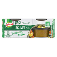 Knorr Bouillon fondant Bio légumes 104g 4 Portions