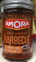 Amora Sauce Gourmet Barbecue au Poivre Doux Concassé Pot 217g