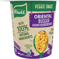 Oriental Bulgur tomatoes and chikpeas vegan