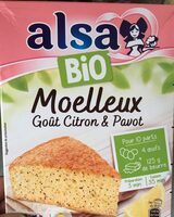 Moelleux citron pavot