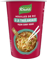 Knorr Nouilles de Riz Thaïlandaise Façon Curry Rouge 1 Portion / 69g