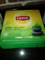 Lipton Thé Vert menthe 100 sachets fraîcheur
