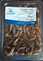 Crevettes grises entières cuites "Grosses"