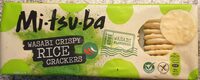 Wasabi crispy rice crackers