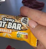 Chewy vanilla oat bar