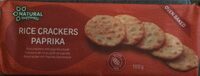 Rice crackers paprika
