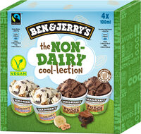 Ben & Jerry's Glace Vegan Pot Chocolate Fudge Brownie x3