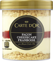 Carte D'or Glace en Pot Framboise Cheesecake