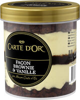 Carte D'or Glace en Pot Façon Brownie & Vanille