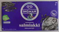 Laktoositon salmiakkikermajäätelö