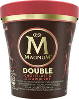 Magnum Glace Pot Double Fraise 440ml