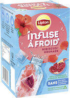 Hibiscus + pomegranate cold infuse
